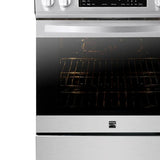Kenmore 30 in. 5 cu ft. Stainless Steel Digital Control Induction Range with True Convection and Air Fry