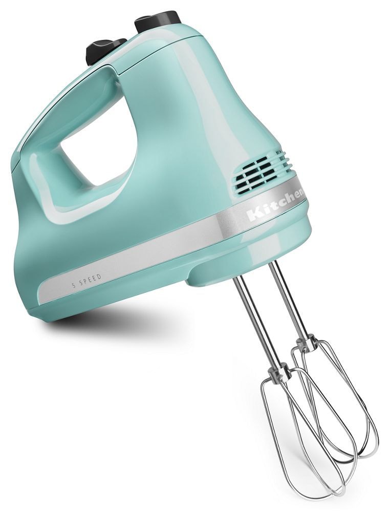 KitchenAid Ultra Power 5-Speeds Hand Mixer with Turbo Beater Aqua Sky