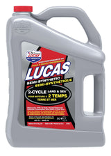 Lucas Oil 2-Stroke Semi-Synthetic Land & Sea Oil, 3.87-L