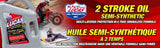 Lucas Oil 2-Stroke Semi-Synthetic Land & Sea Oil, 3.87-L