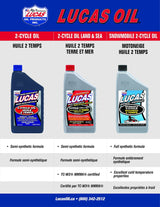 Lucas Oil 2-Stroke Semi-Synthetic Oil, 946-mL