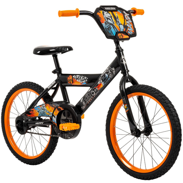 Lucasfilm Star Wars The Mandalorian Kids' Bike with Coaster Brakes, Ages 5-13, 18-in M7