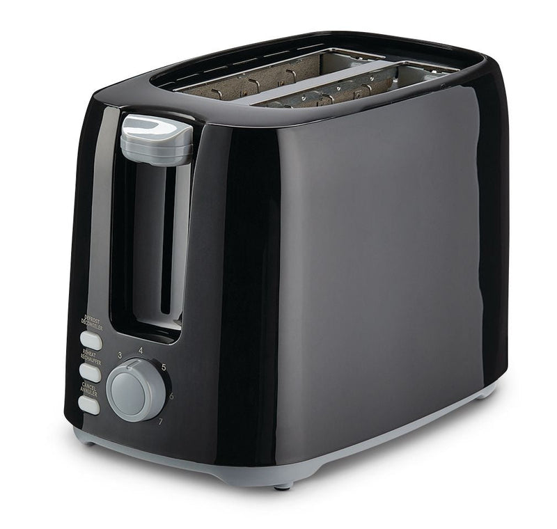 MASTER Chef Wide Slots Toaster with 7 Settings, Black, 2-Slices Q6