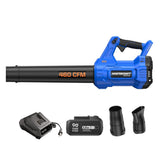 Mastercraft 20V Cordless 460 CFM Brushless Leaf Blower Kit with PWRPOD 4 Ah Battery and Charger