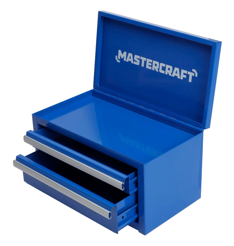 Mastercraft Mini Toolbox with 2 Drawers, Blue B5