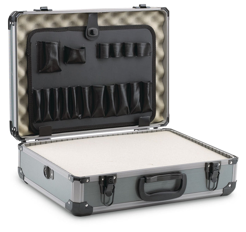 Mastercraft Portable Aluminum Case with Adjustable Strap, Lockable, 18-in P1