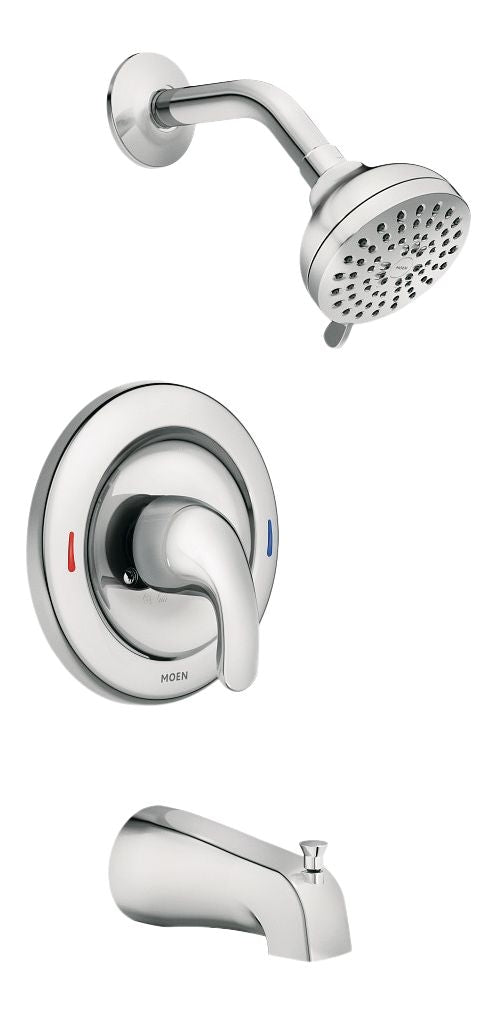 Moen Adler Single Handle Tub Shower with Posi-Temp, Chrome F0