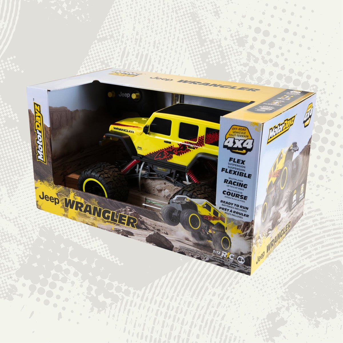 MotorDayz RC 4x4 4-Door Jeep SUV - 1:12 Scale