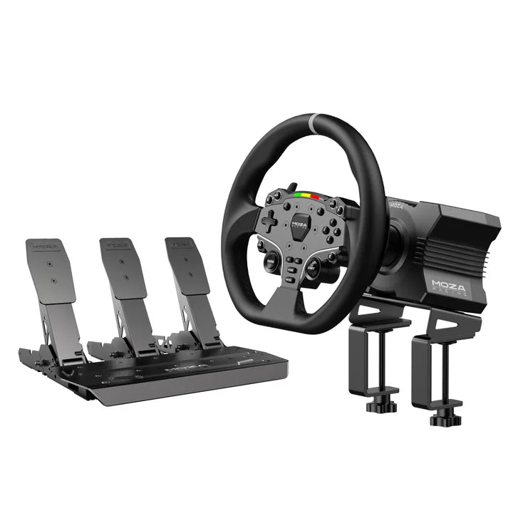 MOZA R5 All-in One PC Gaming Racing Simulator Bundle with Clutch L2