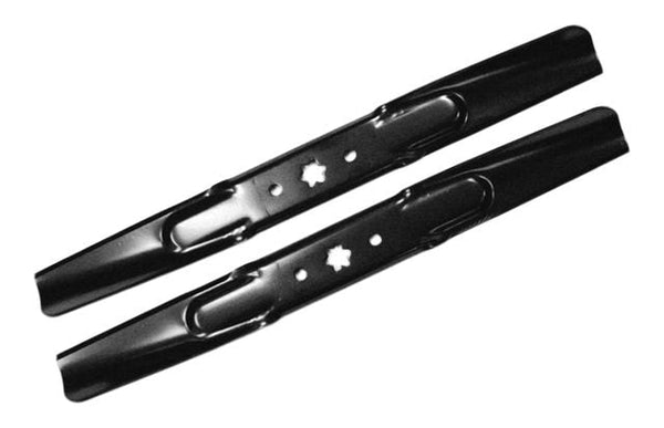 MTD Lawn Tractor Two Blade Replacement Set, 2-in-1, 00-in, 5 star mount F1