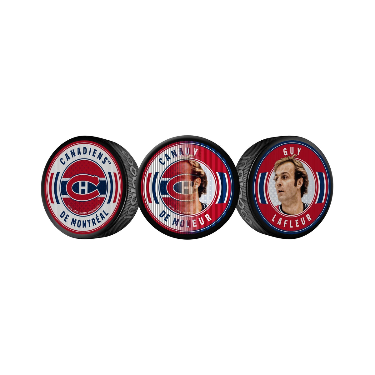 NHL Montreal Canadiens Guy Lafleur Dual-Image Lenticular Hockey Puck, 6-oz