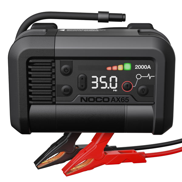 NOCO AX65 Boost Air Booster Pack/Jump Starter with Air Compressor, 2000-Amp, 12V X8