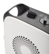 NOMA Portable Oscillating Portable Ceramic Space Heater withThermostat, 1500W, White