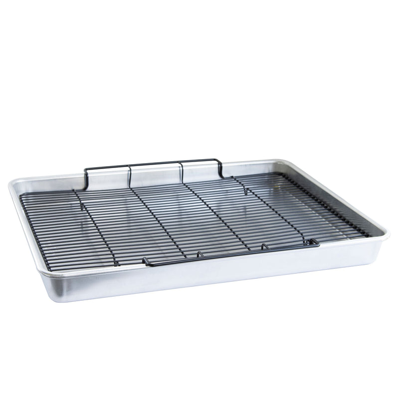 Nordicware Oven Crisp Aluminum Baking Sheet with Tray, 2-pc W1