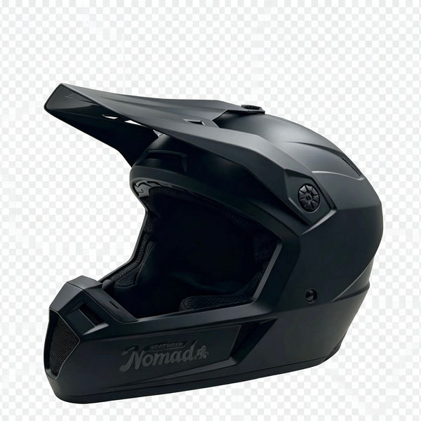 Northern Nomad Trail Blazer Dirt Bike Helmet, Matte Black, Various Sizes V1