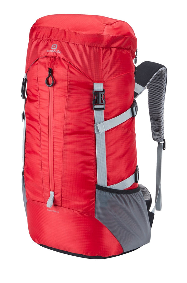 Outbound CanyonLightweight Backpack For Hiking/Camping/Travel, 45-L K9
