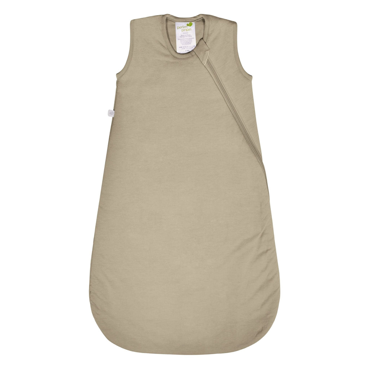 Perlimpinpin Bamboo Baby Sleep Bag, Taupe, 6-18 months