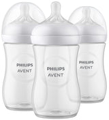 Philips Avent Baby Bottle, SCY903/03 Natural Baby Bottle, 9-oz, 3-pk