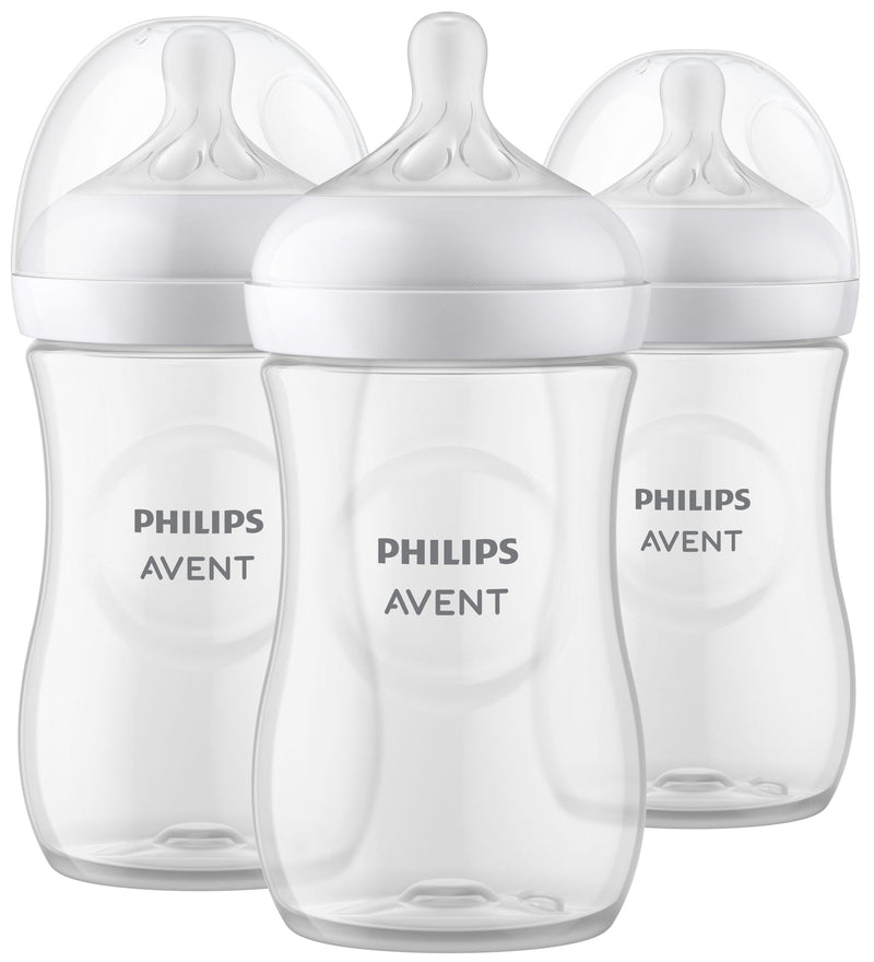 Philips Avent Baby Bottle, SCY903/03 Natural Baby Bottle, 9-oz, 3-pk D0