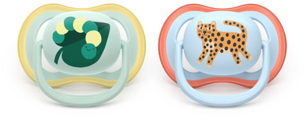 Philips Avent Ultra Aair Caterpillar Pacifier for 0-6M, 2-pk Y2