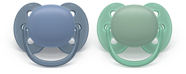 Philips Avent Ultra Soft Blue Pacifier for 6-18M, 2-pk Q0