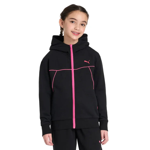 Puma Girls and Boys Fleece Full Zip Hoodie C8