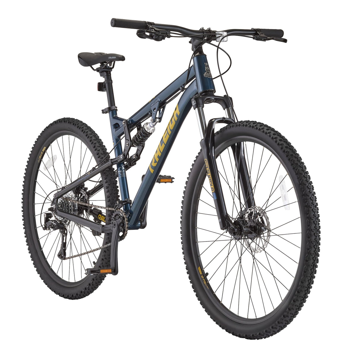 Raleigh Attack Dual-Suspension Mountain Bike, 29-in Wheel, Black