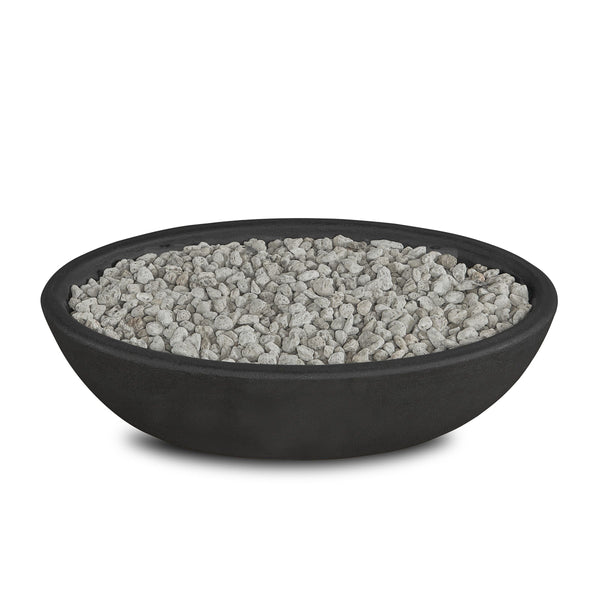 Riverside Oval Concrete Propane Fire Pit in Shale, 48-in N5