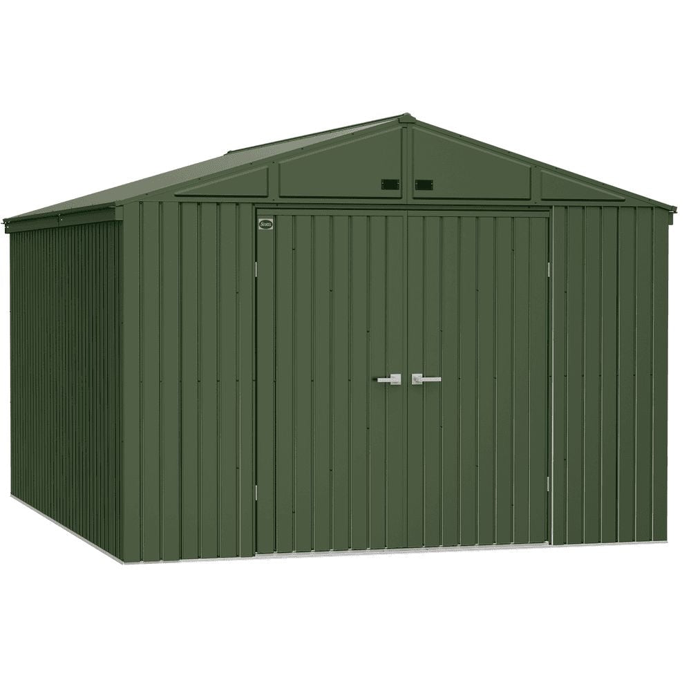 Scotts Lawn Care 10x12-ft Green Corrosion-Resistant Storage Shed