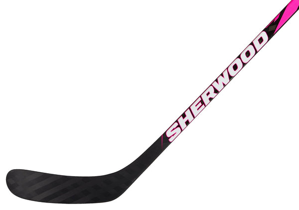 Sherwood Playrite 2 Composite Hockey Stick, Junior, 35/30 Flex, Pink M6