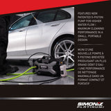 Simoniz Platinum1800 PSI 2.0 GPM Corded Cold Water Brushed Electric Pressure Washer with Foam Blaster