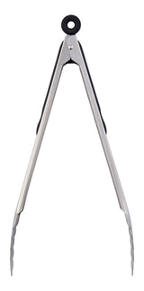Simplicite Stainless Steel Tongs with Locking Mechanism, 12-in