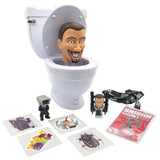 Skibidi Toilet Giant Mystery Toilet Set with Surprise Toys for Ages 13+, Assorted Figures