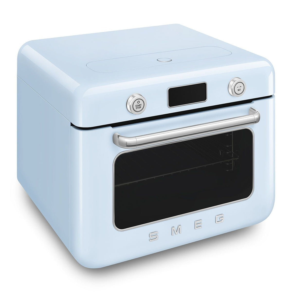 SMEG Combi Multifunction Steam Oven with Airfry, Pastel Blue