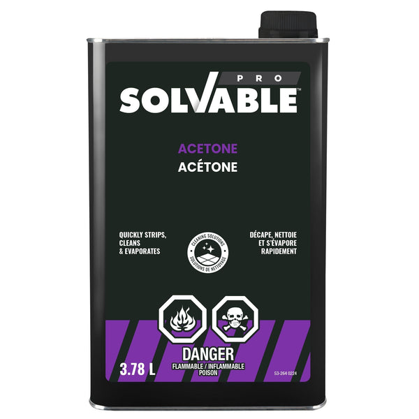Solvable Professional Grade Acetone, 3.78-L M7
