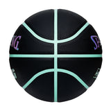 Spalding Highlight Foil Basketball, Black/Mint, Size 7