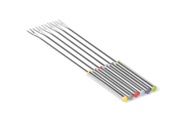Starfrit Stainless Steel Fondue Fork Set, Dishwasher Safe, One Size, 6-pc X4