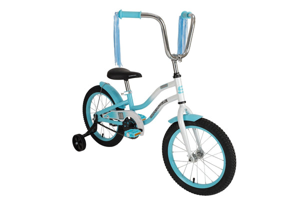 Supercycle Misfit Kids' Bike with Training Wheels, 16-in, Blue Q1
