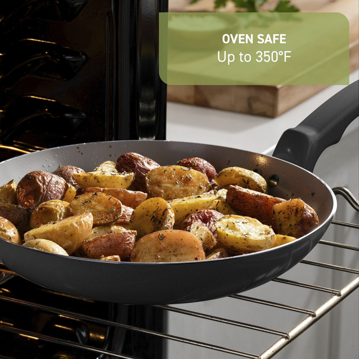 T-Fal Viva Ceramic Non-Stick Frypan with Thermo-Spot Technology, 26-cm