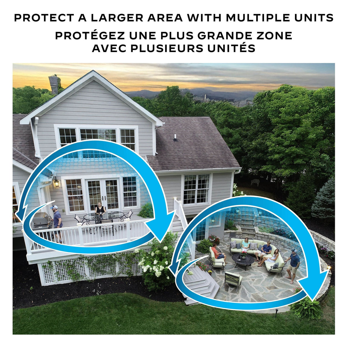 Thermacell E-ZoneGuard Patio Rechargeable Mosquito Repeller with 12-Hr Refill and 5.5-Hr Battery, Charcoal