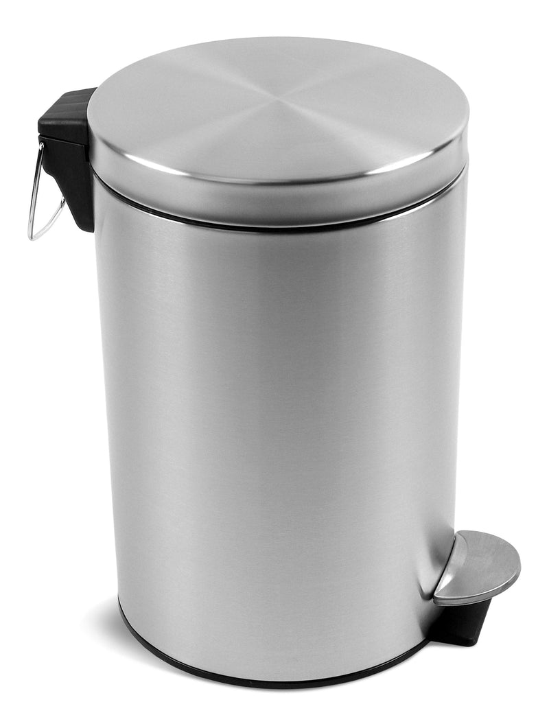 type A Stainless Steel Circular Step Garbage Can, 12-L A3