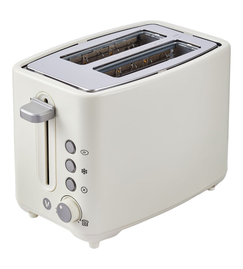 Vida by PADERNO Colour Series 2-Slice Toaster with 3 Settings, Shortbread R4