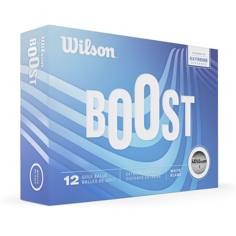 Wilson Boost Golf Ball, Extreme Distance, 12-pk, White P3