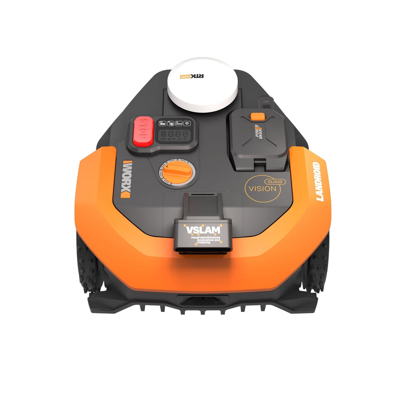Worx WR310 Landroid Vision Cloud Robotic Mower, 1/4 Acre H6