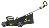 Yardworks 48V 2-in-1 Brushless Push Lawn Mower, 17-in with 4Ah Battery & Charger