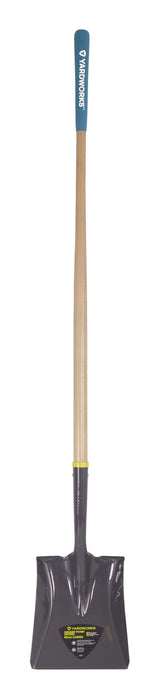 Yardworks Steel Square-Point Long-Handle Spade Shovel, 60-in Wooden Shaft